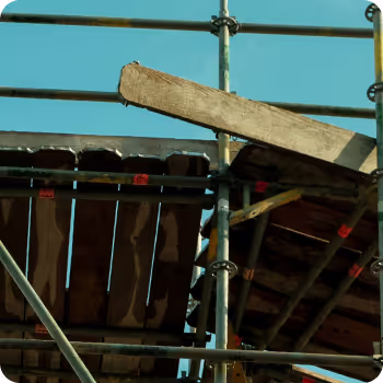 A scaffolding 