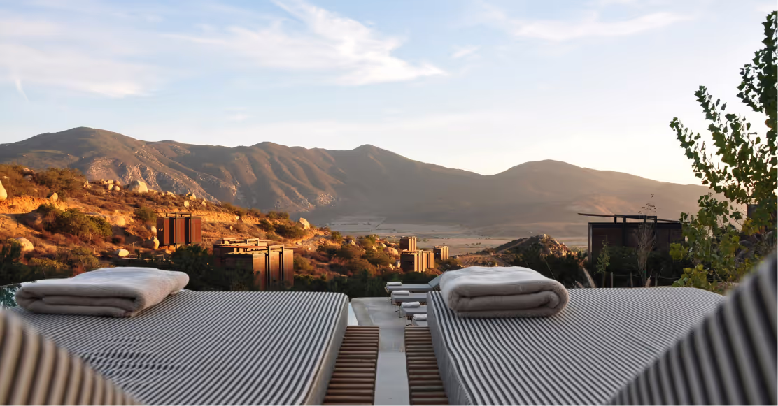 A hotel with a beautiful view